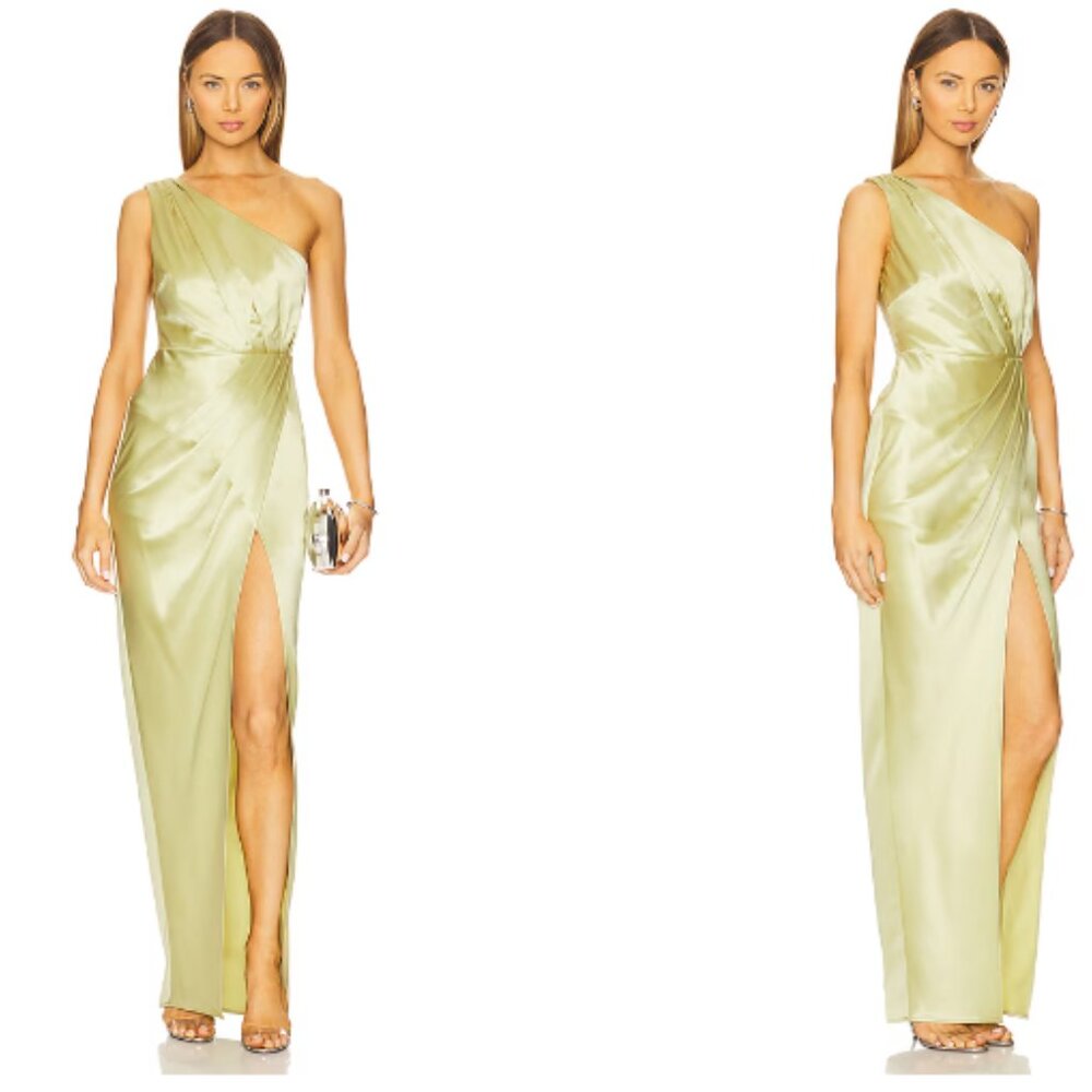 SAU LEE PRESTON DRESS IN SAGE